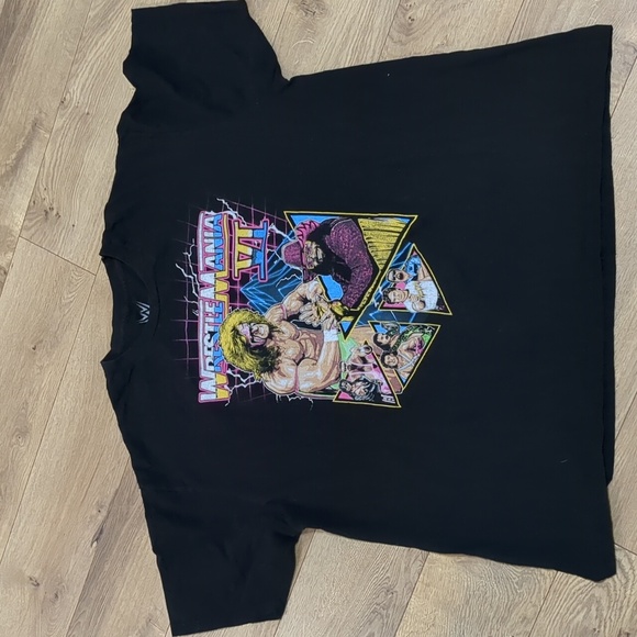 WWF Wrestle Mania VI Black Macho Man Randy Savage Mens Sz 2XL T Shirt - Picture 1 of 6